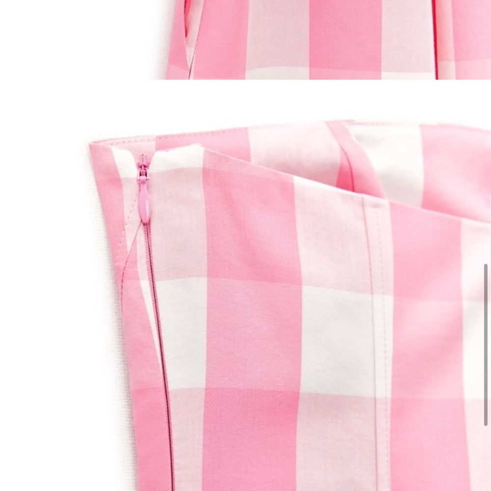 Zara X barbie dress pink and white gingham midi dress - Picture 6 of 11